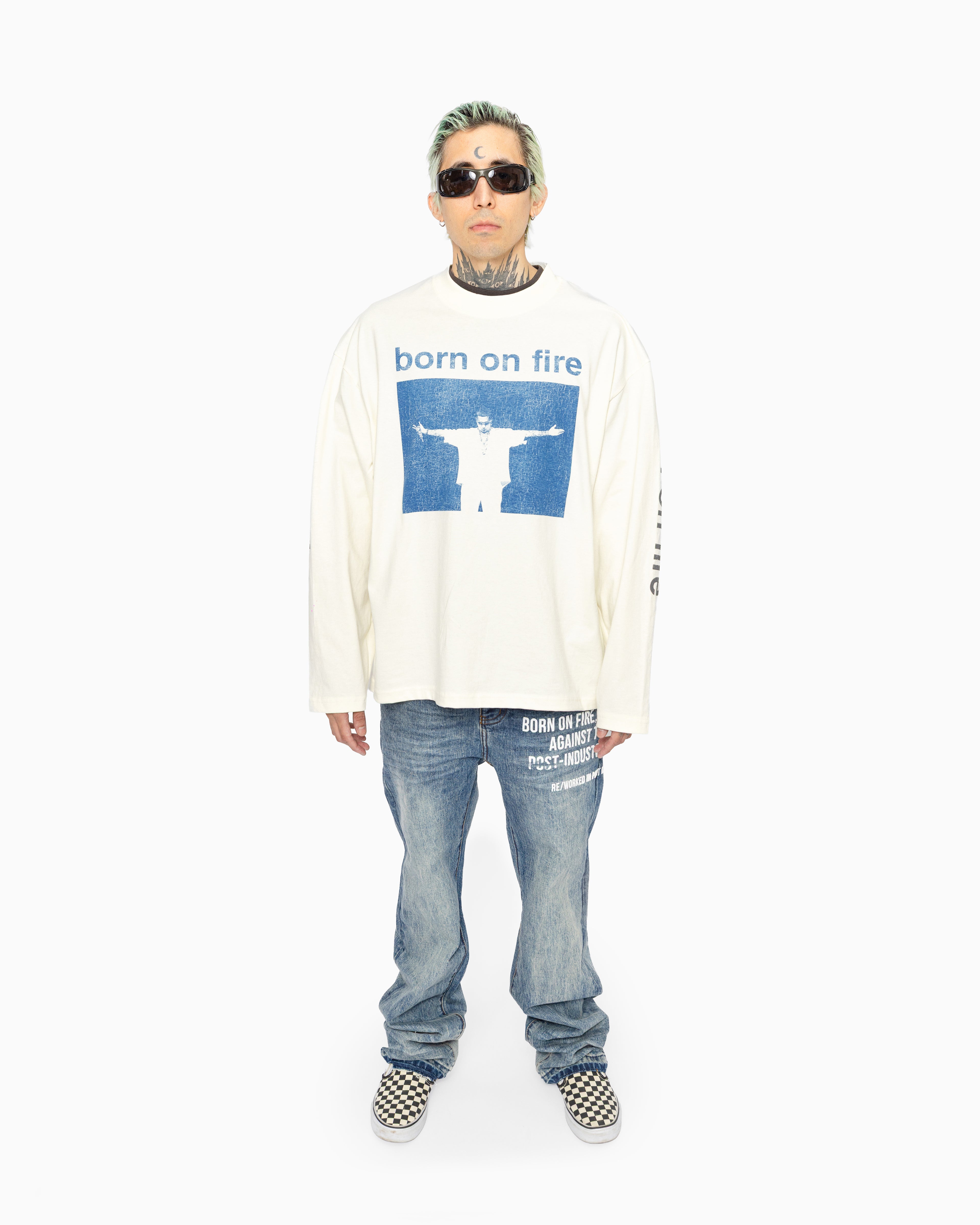 Blessd x Born on Fire® L/S Tee